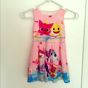Baby shark theme dress
